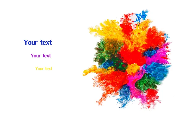 Spray farby w różnych kolorach — Zdjęcie stockowe