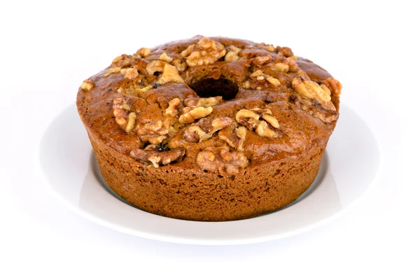 stock image Honey cake with nuts.