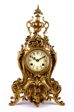 Antique clock. clipart