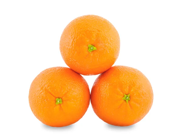 Tři pomeranče. — Stock fotografie