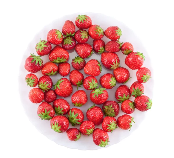 Strawberry on a plate. — Stock Photo, Image