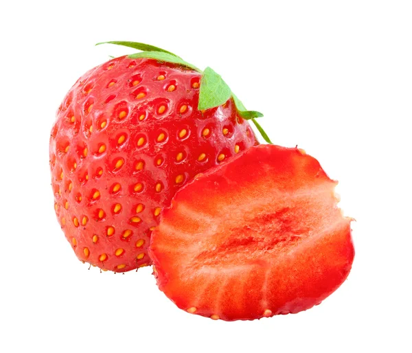 Strawberry with a segment. — Stock Photo, Image