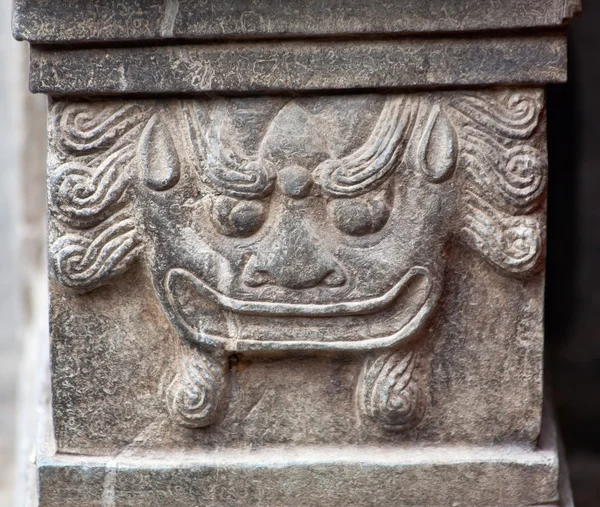 Cina Dragon Door Stone Houhai Pechino Cina — Foto Stock