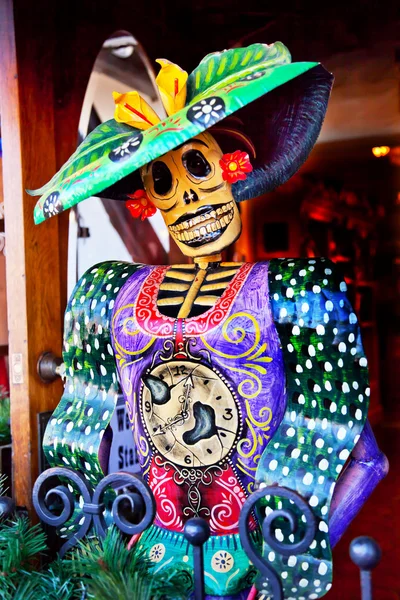 Mexican Christmas Dead Figure Decorations Old San Diego Town Cal — Stock Photo, Image