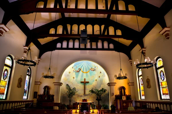 Obefläckade avlelsen kyrkan gamla san diego stad Kalifornien — Stockfoto