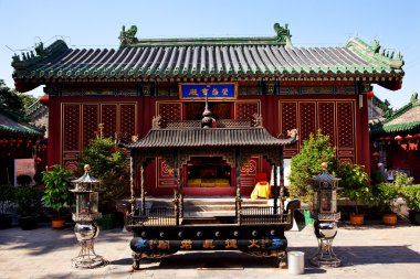 Guanghua Buda Tapınağı ipek brülör beijing Çin
