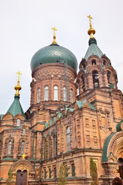 Saint Sofia Russian Orthordox Church Harbin China clipart