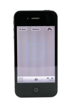 Apple iPhone 4s camera screen clipart