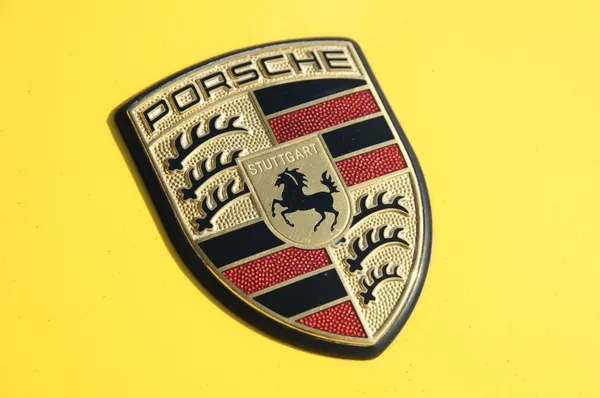 Porsche logotyp — Stockfoto