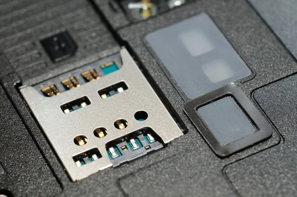 Micro sim card slot — Stock Photo, Image