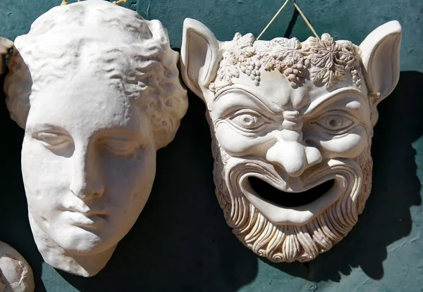 Máscaras gregas — Fotografia de Stock