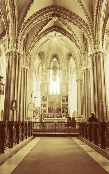 在布达佩斯市中心教区教堂 — 图库照片