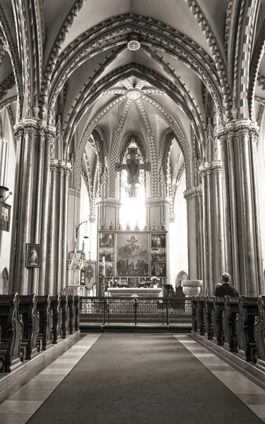 Kościół parafialny w Inner city w Budapeszcie — Zdjęcie stockowe