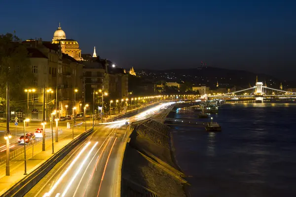 Budapest på kvällen — Stockfoto