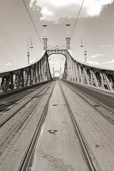 Liberty Bridge in Budapest Stock Image