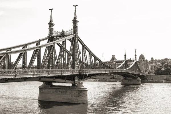 Jembatan kebebasan dalam budapest — Stok Foto