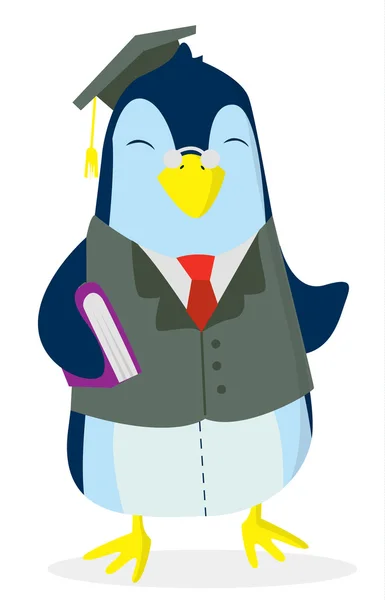 Pingvin studie — Stock vektor