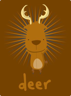 Deer vector clipart