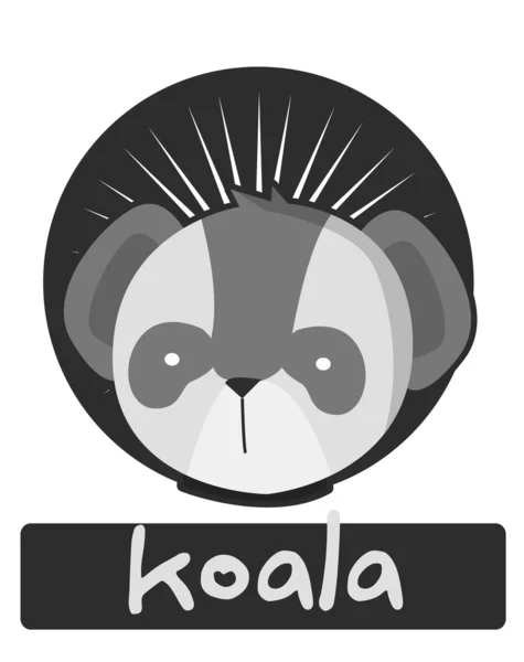 Koala vektör — Stok Vektör