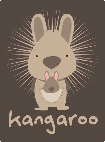 Kangourou — Image vectorielle