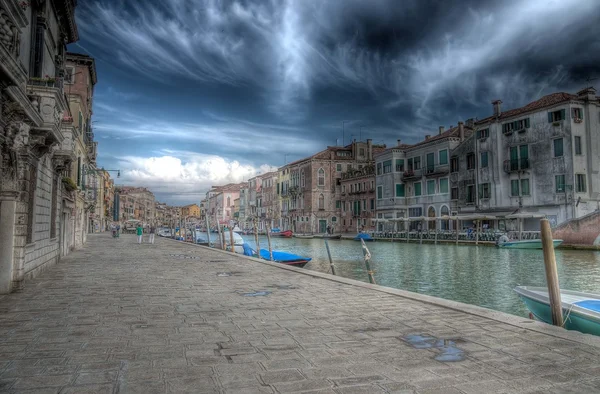 HDR eski Venedik chanel — Stok fotoğraf