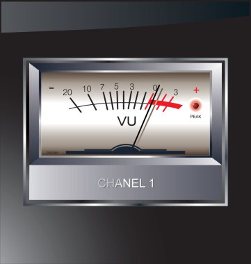 Vu meter clipart