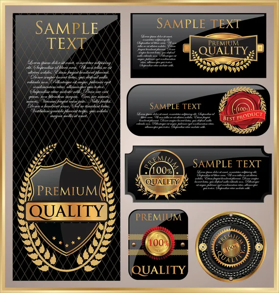 Premium kwaliteitslabel — Stockvector