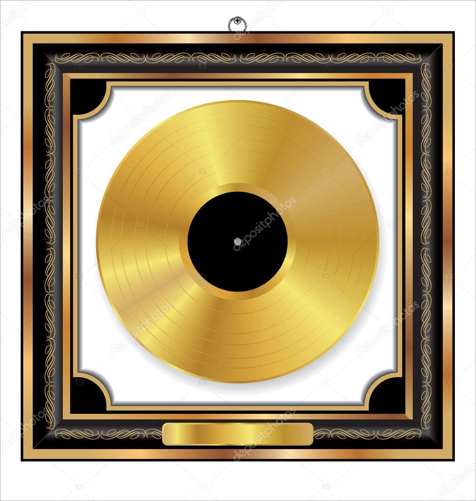 Gold Vinyl Dics Award