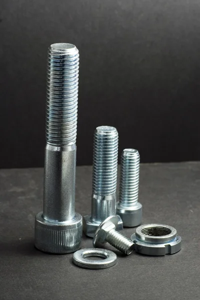 Different size of bolts — Stock Photo, Image