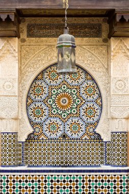 Moroccan fountain clipart