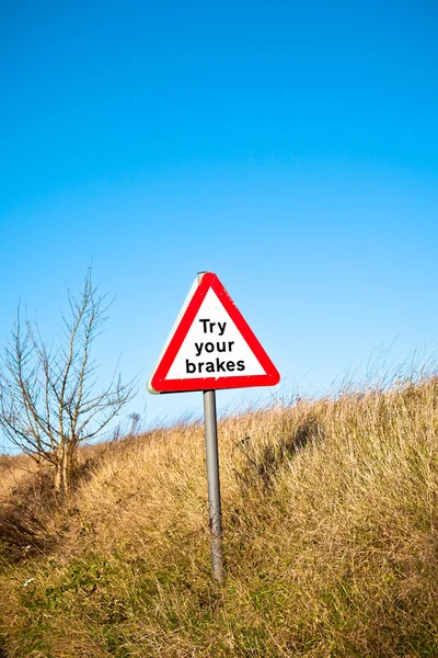 Brakes sign — Stock Photo, Image