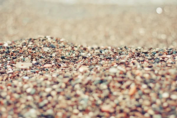 Background of smooth colorful beach stones — Stock Photo, Image