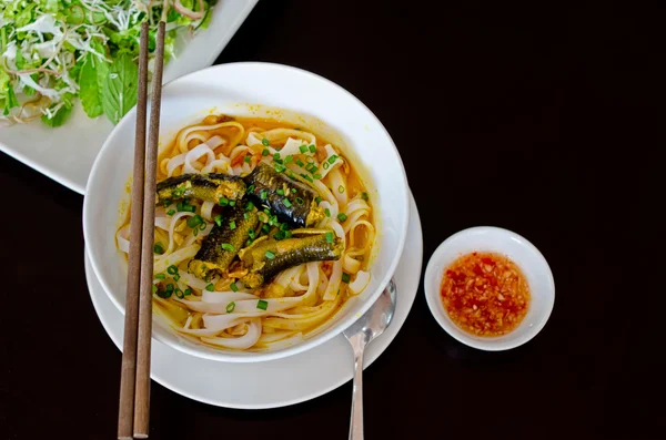 Vietnamese Eel Noodle (Mi Quang) — Stock Photo, Image