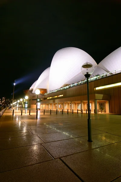 Sydney opera house w nocy rybie oko — Zdjęcie stockowe
