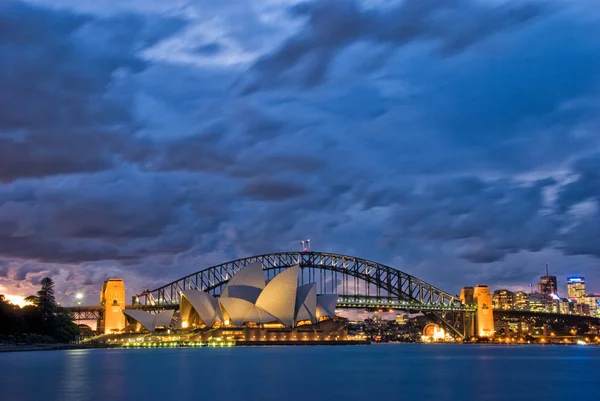 Sydney harbour zmierzch — Zdjęcie stockowe
