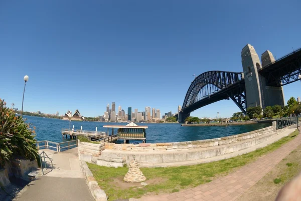 Skyline di Sydney harbour — Foto Stock