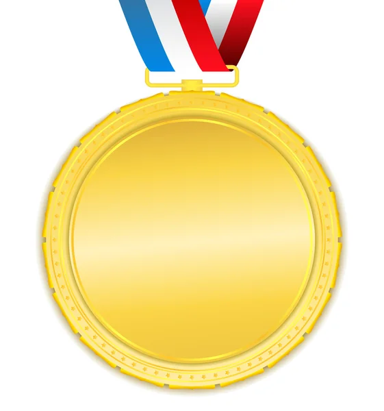 Gouden medaille — Stockvector