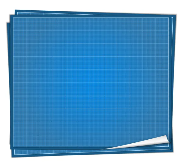 Blauwdruk papier — Stockvector