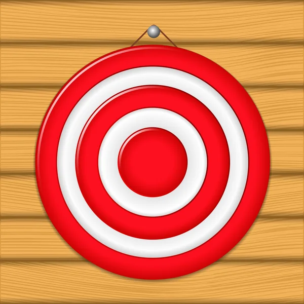 Red Target — Stock Vector