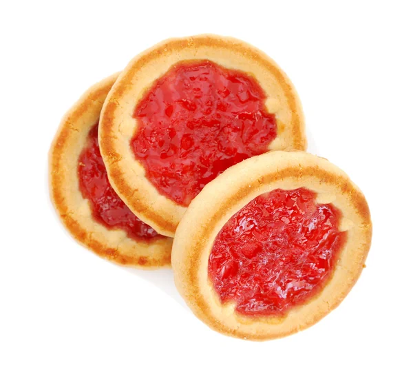 Kekse mit Marmelade — Stockfoto