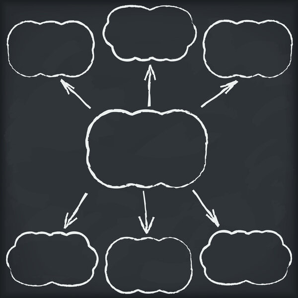 Diagram on blackboard