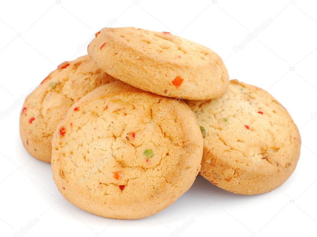 Cookies with candied fruits