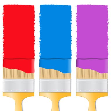 Paintbrushes clipart