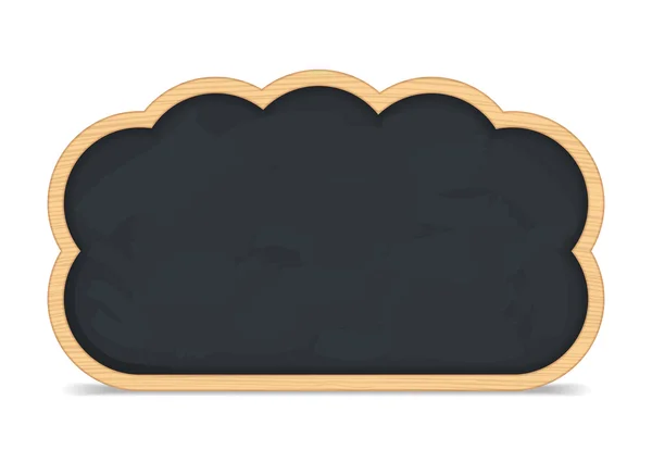 Icône Cloud tableau noir — Image vectorielle