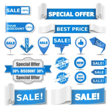 Blue Sale Banners