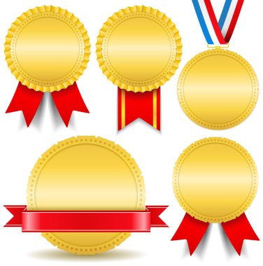 Golden Medals clipart