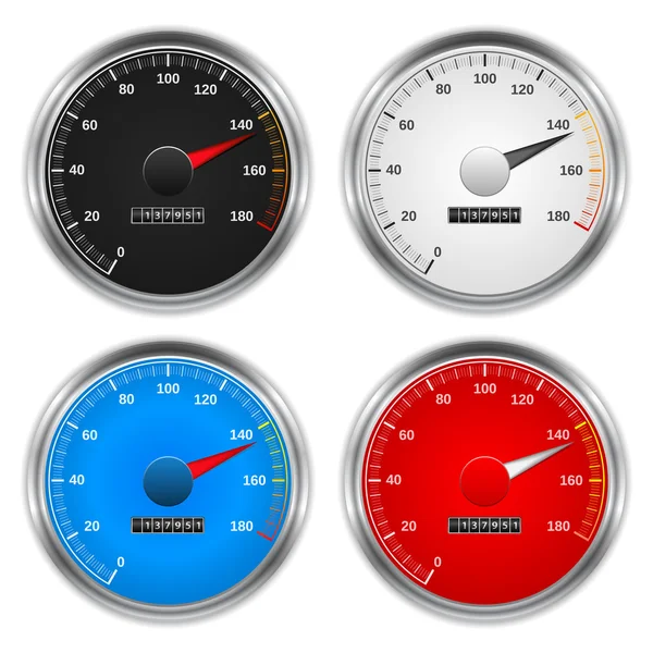 Compteurs de vitesse — Image vectorielle