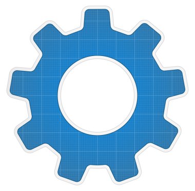 Blueprint Gear Icon