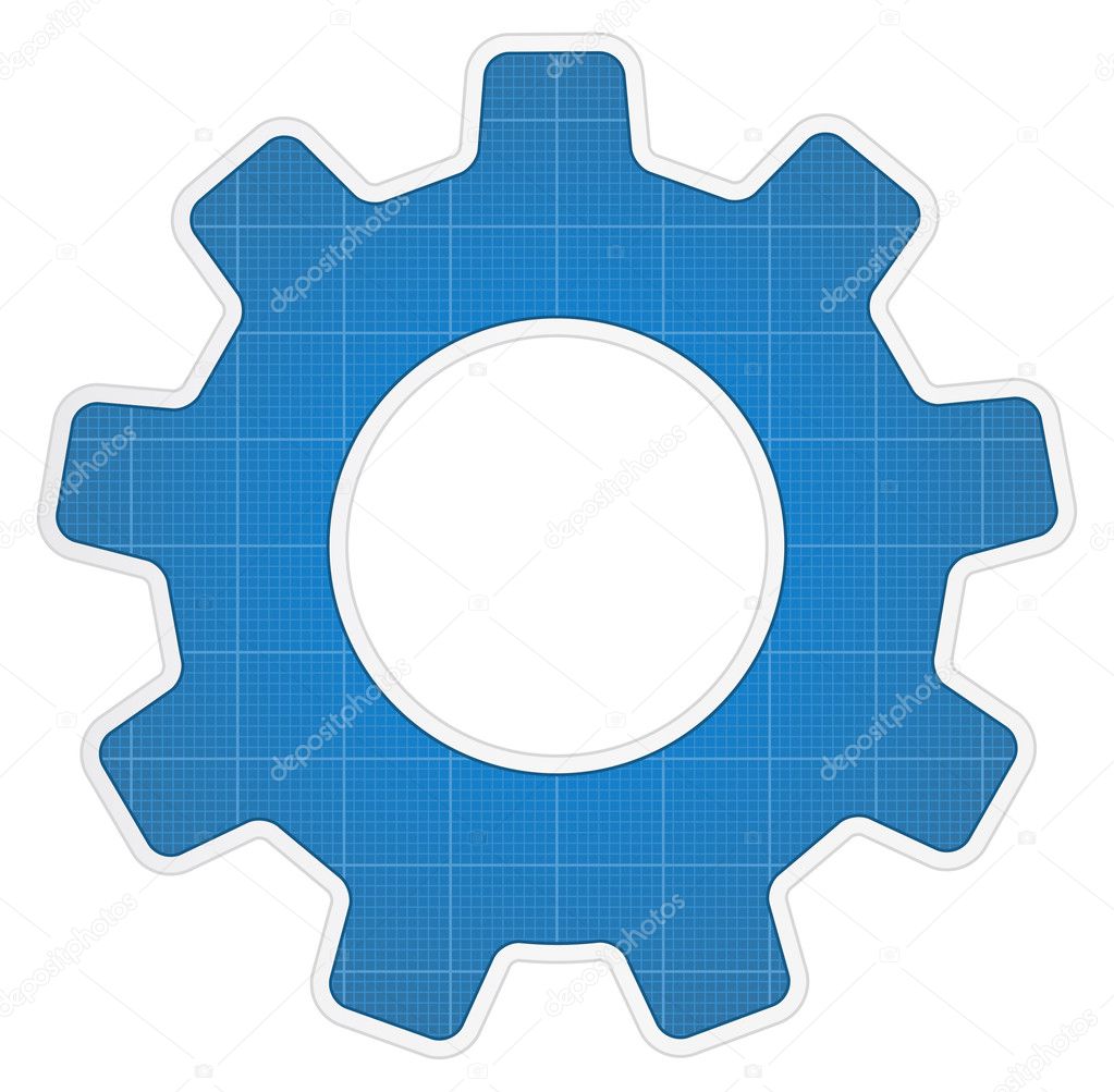 Blueprint Gear Icon