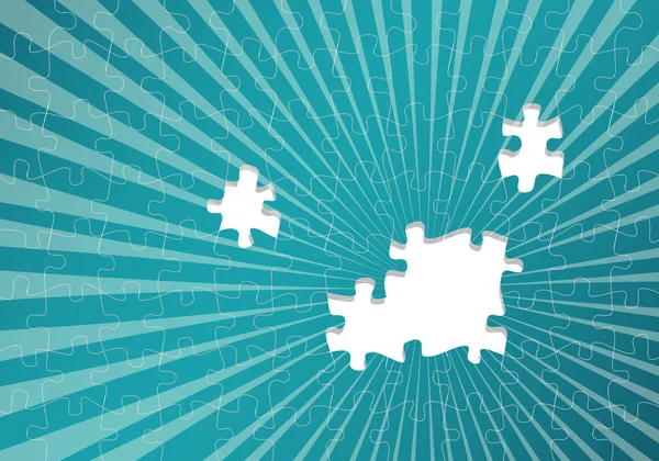 Jigsaw puzzle vector achtergrond — Stockvector